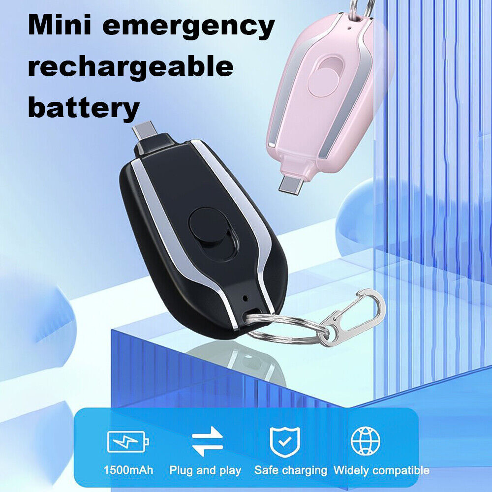 Mini Power Bank Keychain