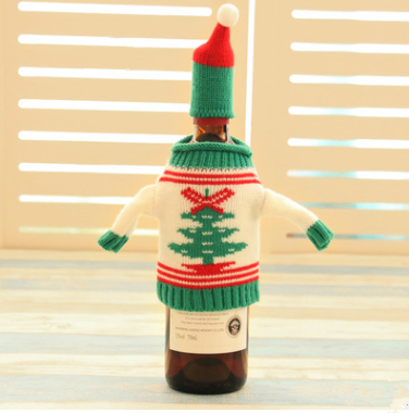 Knitted Christmas Bottle Sweater