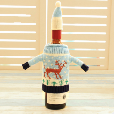 Knitted Christmas Bottle Sweater