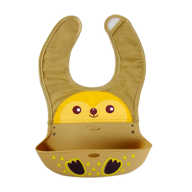 Silicone baby bib