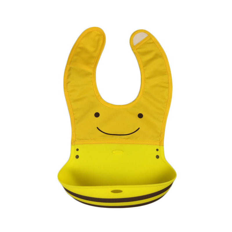 Silicone baby bib