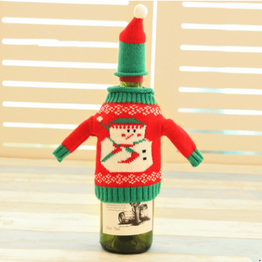 Knitted Christmas Bottle Sweater