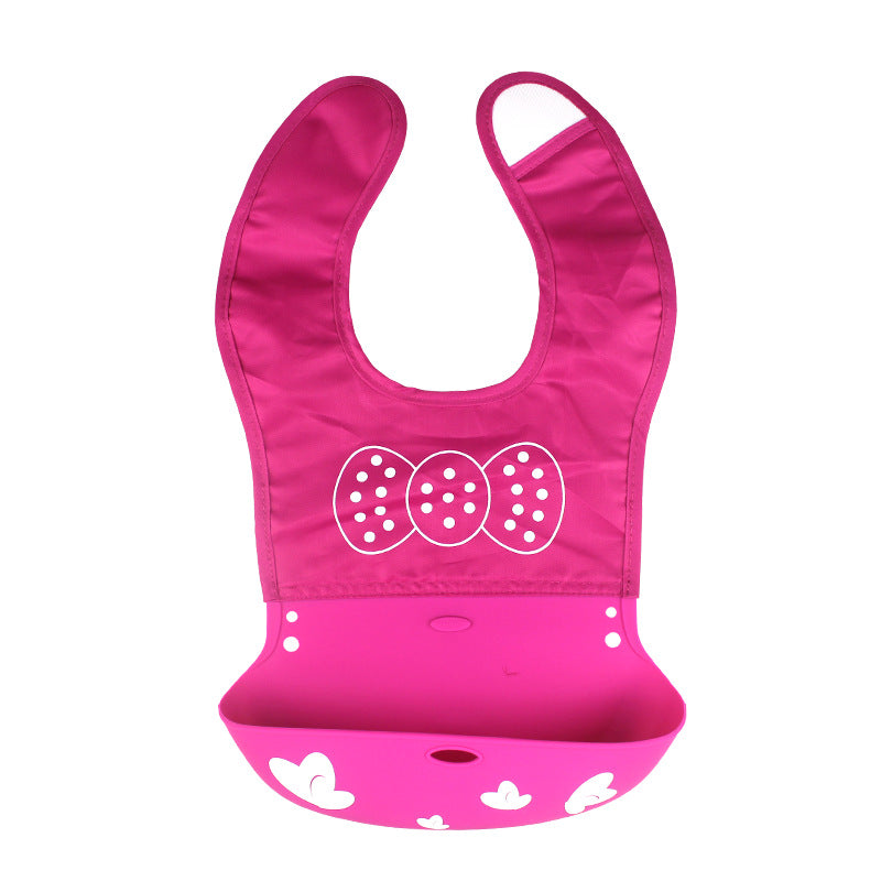 Silicone baby bib