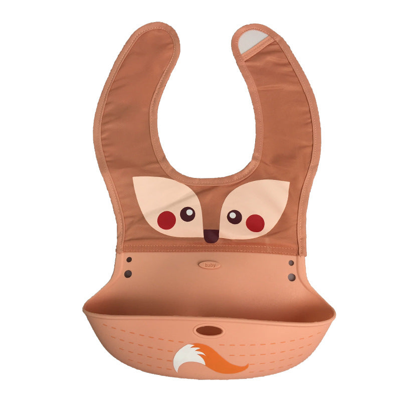 Silicone baby bib